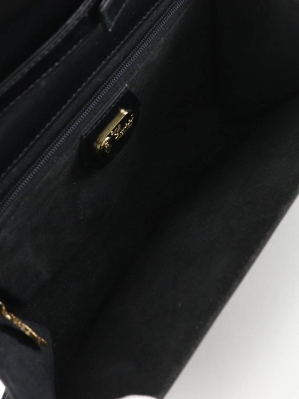 GUCCI Old Gucci Shoulder Bag 2-way clutch black Calfskin Women - Picture 7 of 12